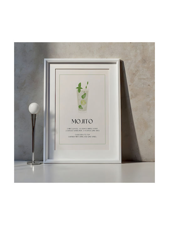 Poster Mojito Cocktail Pst25423 30cm X 40cm-71030pd154515