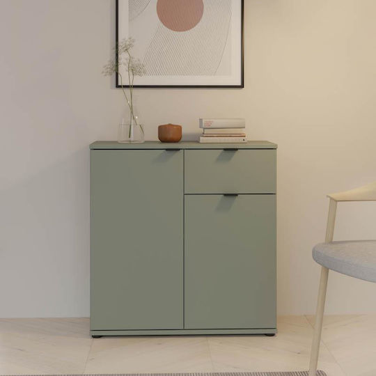 Chest of Drawers Wooden Sage 80x34x83cm