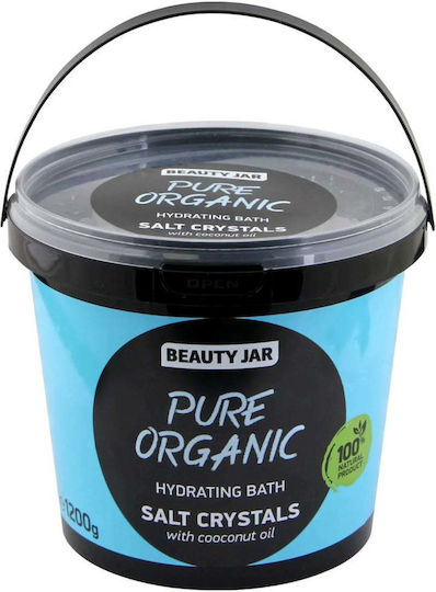Bath Crystals Hydration Coconut Oil Pure Organic Beauty Jar 1200 G