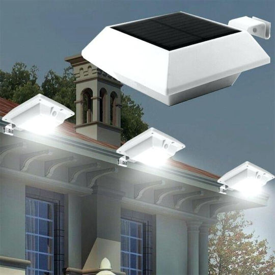 Στεγανός Ηλιακός Προβολέας LED 0.8W με Αισθητήρα Κίνησης και Φωτοκύτταρο IP44