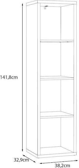 Библиотека Montaro Оранжева 39x33x142см