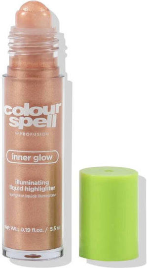 Highlighter Lichid cu efect strălucitor Inner Glow Colour Spell de Profusion 5.5 Ml