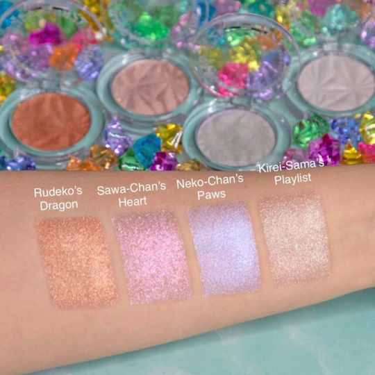 Twinkle Twinkle Manga Collection Highlighter Nuanță Neko-chan's Paws Rude Cosmetics 4 G