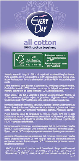 Every Day All Cotton Large Daily Liners 30pcs