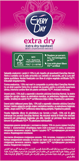 Every Day Extra Dry Large με Εκχύλισμα Χαμομηλιού Σερβιετάκια 30τμχ