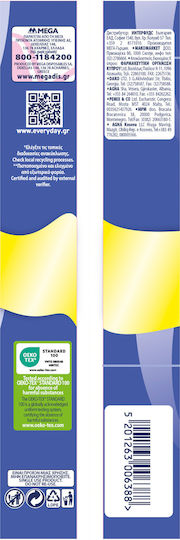 Every Day Sensitive with Cotton Super Hygienepads mit Flügeln für Starke Strömung 6 Tropfen 18Stück Ultra Plus