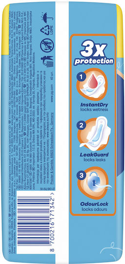 Always Ultra Day Sanitary Pads with Wings Size 1 40pcs