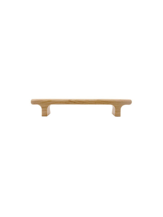 Viefe Furniture Handle Made of Oak Wood with Hole Centers 160mm 0681160W16