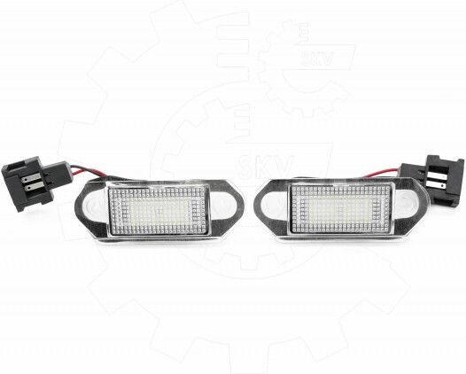 SKV Светлини за регистрационната табела LED за Skoda Octavia Volkswagen Golf / Vento
