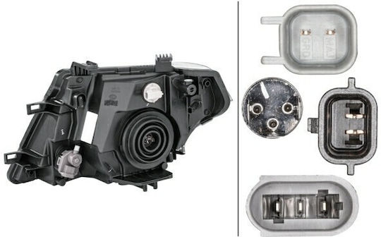 Hella Right Front Light for Nissan NP300 Navara Pathfinder