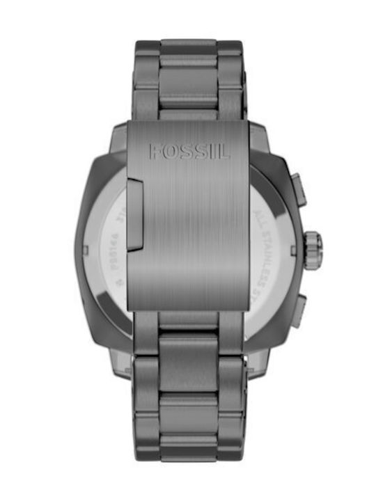 Fossil Machine Chrono Мъжки Часовник 44мм На Батерия Сив