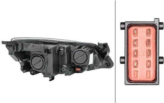 Hella Left Front Led Headlight for Opel Astra 13365290