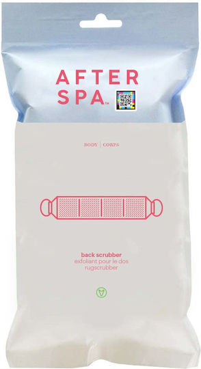 Exfoliating Back Towel Handles Natural Color Afterspa Body Afterspa 1 Item