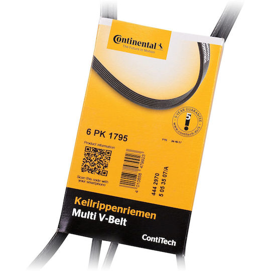 Contitech 6 Pk 1795 Multi-rib Belt