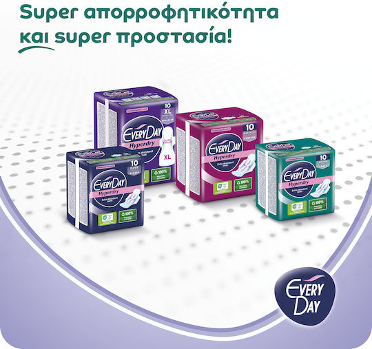 Every Day Hyperdry Σερβιέτες με Φτερά Νυκτός σε Διπλή Συσκευασία 2x18τμχ