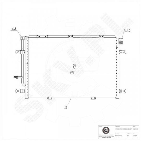 Audi Auto-Kühlschrank A4 B6 B7 8e0260403j