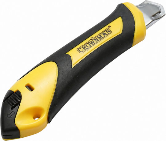 Crownman Professioneller Papierschneider Cutter 18mm Klinge Sk5 Rutschfester Griff Tpr