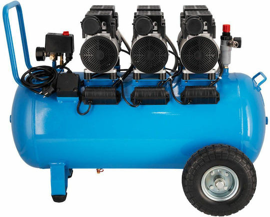 Airpress Компресор за въздух 60dB с Мощност 3hp и Автокомпресор 90lt