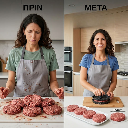 Femmit Professional Hamburger Press 110mm Granite Effect