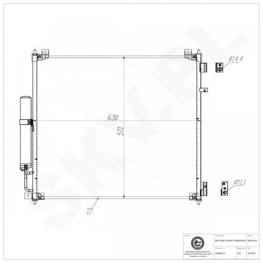 Land Rover Defender Discovery V Range Rover Iv A/C Kühlschrank