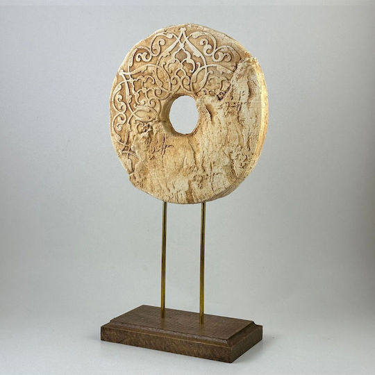 Stewehome Decorative Replacement Stick Base Handmade Brown Piece 26 Cm