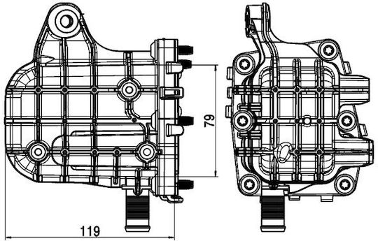 Mahle Βαλβίδα EGR Αυτοκινήτου για Citroen Jumper