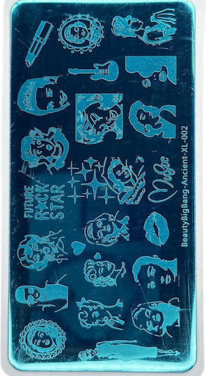 Stamp Plate Flowers-xl-003