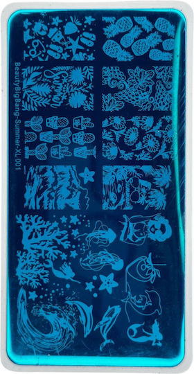 Stamp Plate Flowers-xl-003