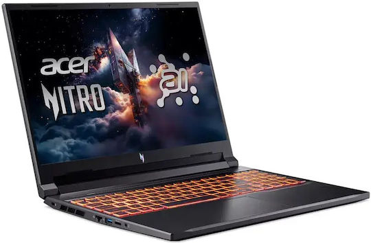 Acer Nitro V 16 16" IPS QHD+ 180Hz (Ryzen 7-260/8GB/1TB SSD/GeForce RTX 5070/W11 Pro) (Международна английска клавиатура)