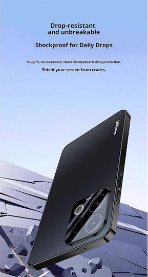 Metal Finish Hard Case Camera Protector Navy Blue Oppo Find X9 Pro 5g