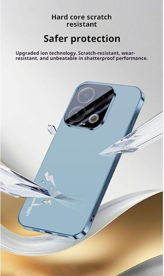 Metal Finish Hard Case Camera Protector Light Blue Oppo Find X9 Pro 5G