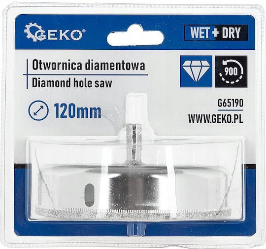 Geko Hole Saw Core Drill Dry Cutting with Diameter 120mm for Tile
