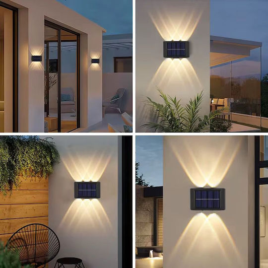 Smart Set 8 Wall Mounted Solar Lights 100W 100lm with Motion Sensor