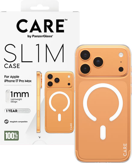 CARE by PanzerGlass SL1M Silicone Back Cover 1mm Transparent (iPhone 18 Pro Max / 17 Pro Max)