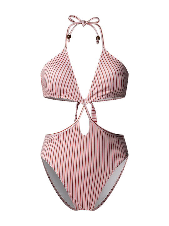 Swimsuit with Openings Pink