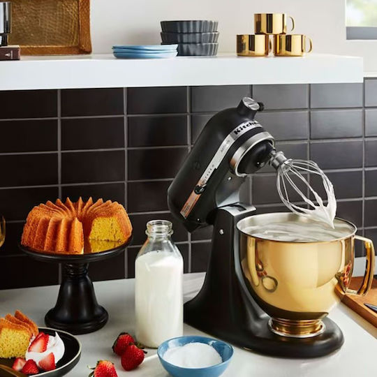 Kitchenaid Artisan Stand Mixer 300W with Stainless Bowl 4.8L Black