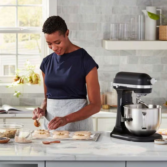 Kitchenaid Artisan Stand Mixer 375W with Stainless Bowl 6.6L Black