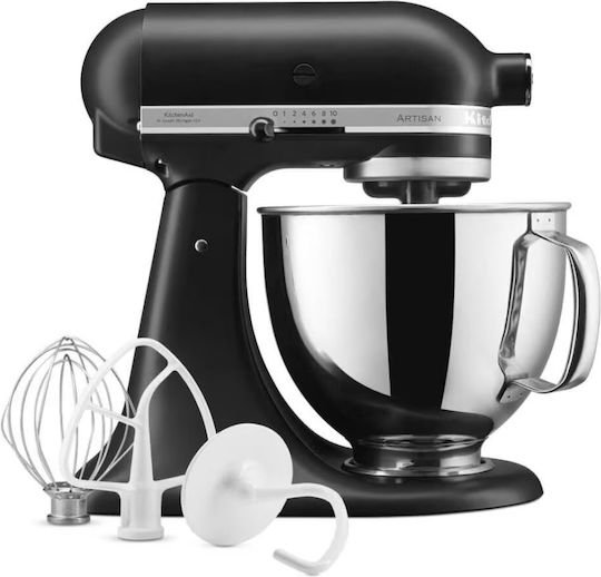 Kitchenaid Artisan Stand Mixer 300W with Stainless Bowl 4.8L Black