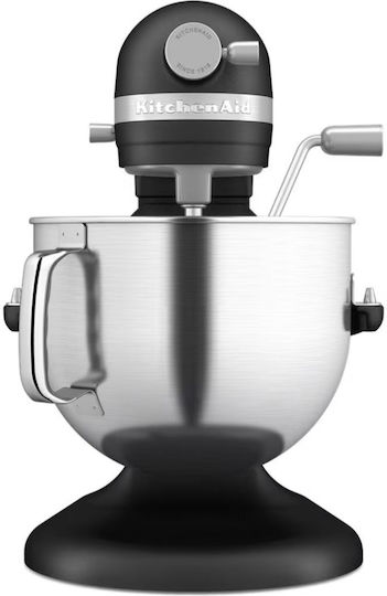Kitchenaid Kitchenaid Stand Mixer 375W with Stainless Bowl 6.6L Cast Iron Black