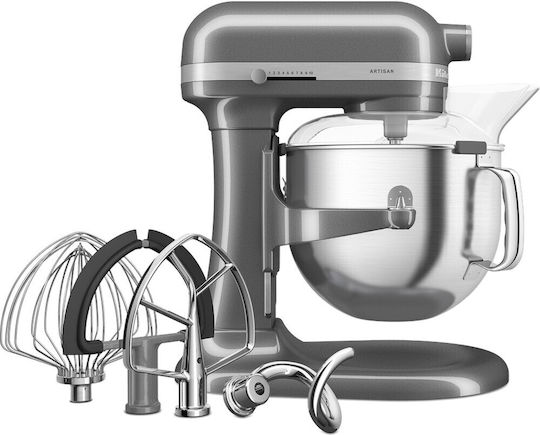 Kitchenaid Κουζινομηχανή 375W με Ανοξείδωτο Κάδο 6.6lt Γκρι