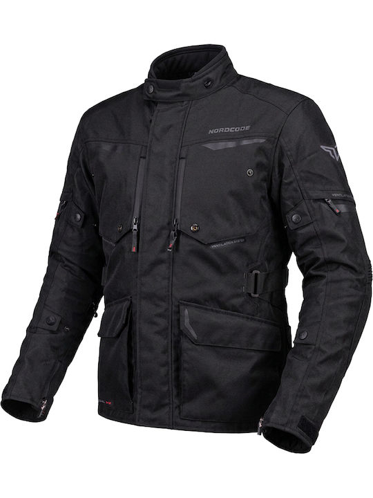 Nordcode Senegal V2 Oversize Cordura Ανδρικό Μπουφάν 4 Εποχών Μαύρο