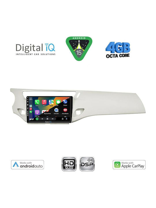 Digital IQ Car Audio System for Citroen C3 / DS3 2009-2016 Bluetooth USB WiFi GPS Apple CarPlay Android Auto with 9" Touch Screen