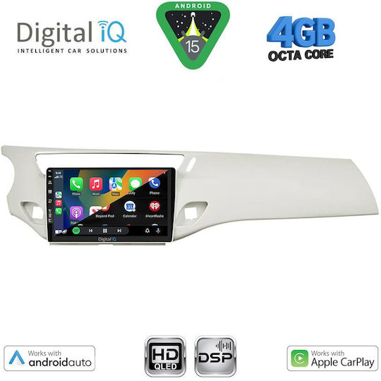 Digital IQ Ηχοσύστημα Αυτοκινήτου για Citroen C3 / DS3 2009-2016 (Bluetooth/USB/WiFi/GPS/Apple-Carplay/Android-Auto) με Οθόνη Αφής 9"