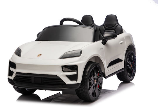 Porsche Macan Cu Un Loc Cu Telecomandă Licențiat 12 Volți Alb Pentru 1+ Ani