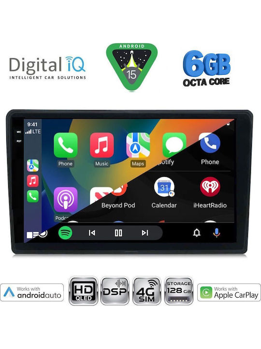 Digital IQ Auto-Audiosystem Für Alfa Romeo Spider / Brera 2004-2012 Mit Touchscreen 9 Zoll