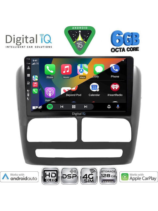 Digital IQ Car Audio System for Opel Combo Fiat Doblo 2010-2015 Bluetooth USB WiFi GPS Apple CarPlay Android Auto with 9" Touch Screen