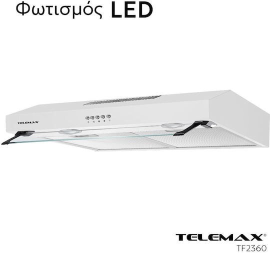 Telemax TF2360 Свободностоящ аспиратор 60cm Inox