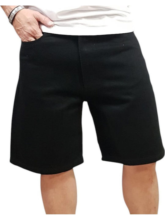 90s Men's Denim Bermuda Black
