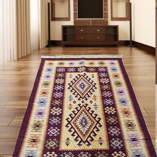 Kotonia Home Wohnzimmer Teppich Rechteckig Braune 60x90cm