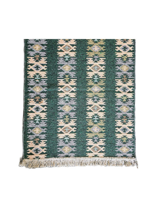 Kotonia Home Wohnzimmer Teppich Grün 60x150cm